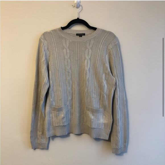 Brooks Brothers Cable Knit Sweater - Picture 2 of 6